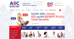 Desktop Screenshot of abcenglish.cz